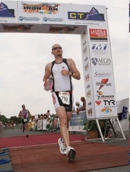 Kevin Half-Ironman Finish